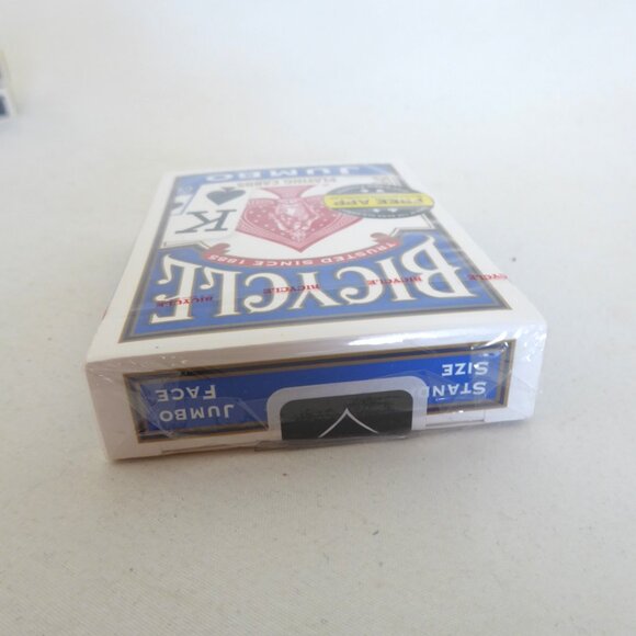 NEW LARGE FORMAT JUMBO FACE BICYCLE PLAYING CARDS STANDARD SIZE EASY READING - Picture 5 of 9